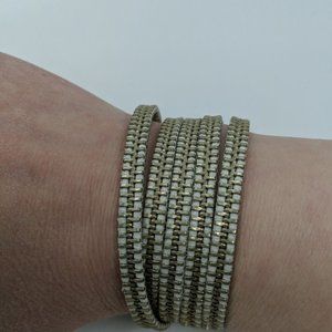 Zipper Wrap Bracelet Necklace Belt New